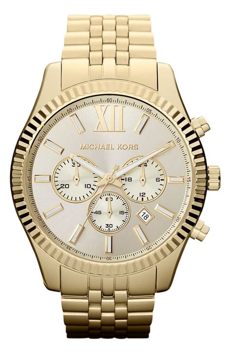 michael kors watch set date